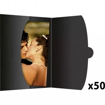 DAIBER 09024 Photo Sleeves Black 20x30cm 20-Pack
