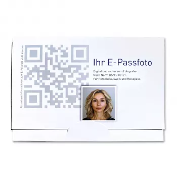 DAIBER Passport Photo Folder E-Passfoto-PORTRAIT 14028 - 50 Pack
