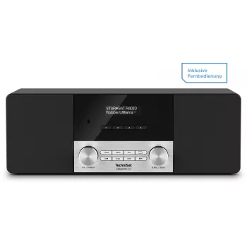 TechniSat CABLESTAR 400 DAB+ Radio with Bluetooth, 2 x 10W, Black