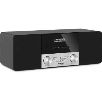 TechniSat CABLESTAR 400 DAB+ Radio with Bluetooth, 2 x 10W, Black