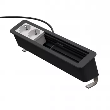 Kindermann CP Office Desk 6-Fach 2 x Power Desk Connection Panel