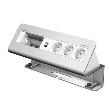 Kindermann CablePort desk² 6-fold 3x Power USB Desk Clamp Module (7430001163)
