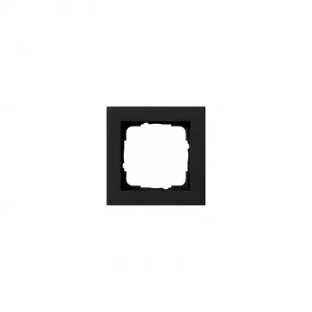 Kindermann Switch Frame Gira E2 Black 1-gang