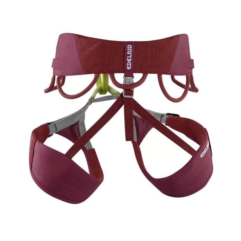 EDELRID Jayne IV Climbing Harness - Rhubarb Red - XL - Women's