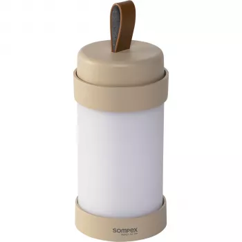 Sompex ALVA Sand Table Lamp - Cordless LED with Touch Dimmer, USB-C Rechargeable