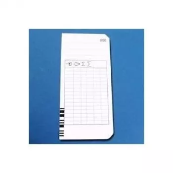 BÜRK MOBATIME Time Card Type 2-4 for K875 (100-Pack) - White/Manila