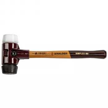 Halder SIMPLEX Soft-Face Mallet 50 mm Composite Rubber/Superplastic TE SIMPL