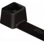 HellermannTyton T18R Cable Tie, Polyamide 6.6, Black, 100 mm Length, 2.5 mm Width, 1 mm Thickness, 22 mm Bundle Diameter, 80 N Tensile Strength, Pack of 100
