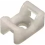 HellermannTyton KR6G5 Cable Tie Mount - White - 100 Pieces
