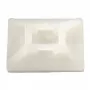 HellermannTyton MB4CA White Cable Clip 100 Pieces (MB4CA-PA66-NA-C1)