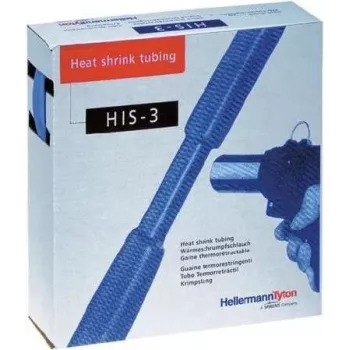 HellermannTyton HIS-3 Heat Shrink Tubing 3.2mm Black 1.2m Polyolefin 2:1