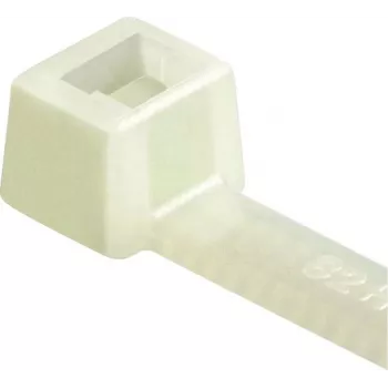 HellermannTyton T30LL-PA66-NA-C1 Cable Tie, Internally Serrated, T-Series, 290mm x 3.5mm, Transparent, 100 Pieces