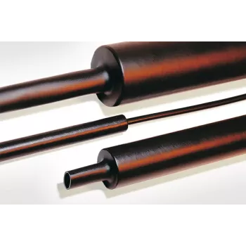 HellermannTyton 323-20120 Heat Shrink Tubing HFT-A 20mm Black 1.2m (120 pcs)