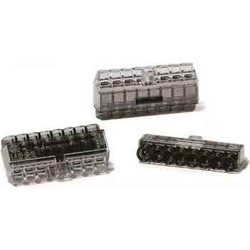 HellermannTyton HelaGuard Conduit Fitting M32 - Transparent/Black - Polycarbonate - IP68