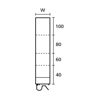 HellermannTyton 181-10020 Cable Tie Mount - Black - ABS - 14 mm