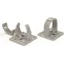 HellermannTyton CTCC-IWS17-MB43-PA66/6HIRHS-GY Corrugated Conduit Holder, Adhesive Base, 17mm, Grey