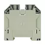 Weidmüller Feed-Through Terminal Block WDU 50N, Screw Connection, 50 mm², 1000 V, 150 A, Dark Beige