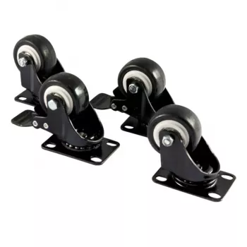 ALLNET 19 inch Accessory Castor Set (Wheels), 75mm Height, for SNB Series