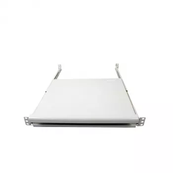 ALLNET 19 inch Accessories Shelf, Extendable, for 1000mm Cabinet Depth, Light Grey, 750-850mm