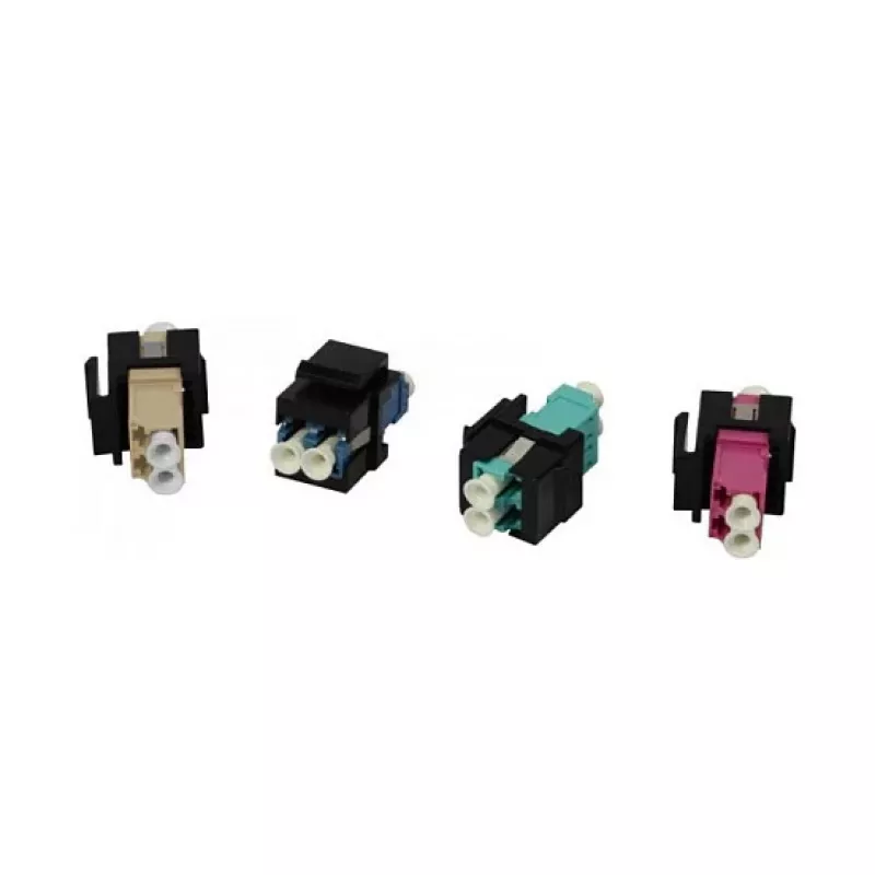 Synergy 21 S215479 Keystone Module Holder for LC Fibre Couplers, Black