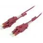 SYNERGY21 Fiber Optic Patch Cable 15m LC-LC Duplex OM4 Uniboot Rotatable Push/Pull 2mm - Multimode Fiber (S215558)