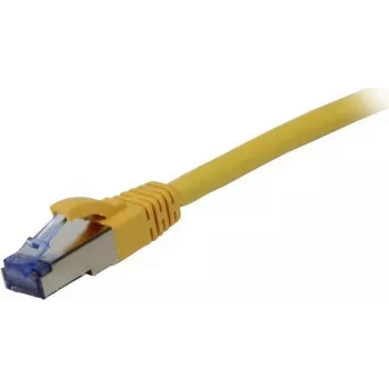 SYNERGY21 Patch Cable RJ45 - CAT6A 500MHz - 10m - Yellow - S/FTP (S-STP) - GHMT Certified
