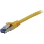 SYNERGY21 Patch Cable RJ45 - CAT6A 500MHz - 10m - Yellow - S/FTP (S-STP) - GHMT Certified