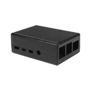 ALLNET Raspberry Pi 4 Housing Kit Aluminium Passive Cooling Black