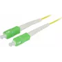 SYNERGY21 Fiber Optic Patch Cable 7.5m SC/APC-SC/APC OS2 G.657.A2 9/125μm Simplex 2mm