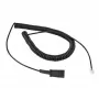 ALLNET Plusonic Headset Adapter Cable Plantronics QD to RJ9 Black 0.6m (100-002-PA)
