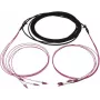 SYNERGY21 Fiber Optic Trunk Cable U-DQ ZN BH 4G 50/125 LC/LC OM4 150m Drum - Multimode Fiber