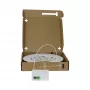 SYNERGY21 FTTH Compact Box Pre-Assembled, 4xLC/APC to Open End, 40m, 9/125µm, G.657.A2, 4-Fiber, OD 2.2mm