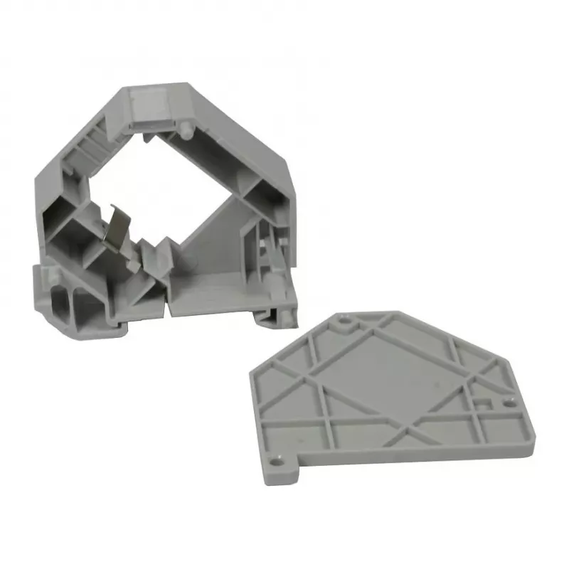 Synergy 21 S215416 Keystone DIN Rail Module Carrier for 1x TP Module, Grey
