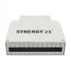 SYNERGY21 LWL Patch Panel for DIN Rail 12x LC Duplex / SC Simplex Adapters without Couplings - Cable