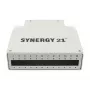 SYNERGY21 LWL Patch Panel for DIN Rail 12x LC Duplex / SC Simplex Adapters without Couplings - Cable