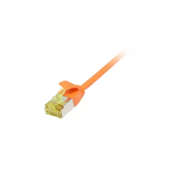 Synergy 21 Patch Cable RJ45 CAT6A 500MHz 3m Orange U/FTP Slimline Round d=3.8mm TPE/LSZH (Superflex) AWG32 with Cat.7 Raw Cable