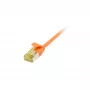 Synergy 21 Patch Cable RJ45 CAT6A 500MHz 3m Orange U/FTP Slimline Round d=3.8mm TPE/LSZH (Superflex) AWG32 with Cat.7 Raw Cable