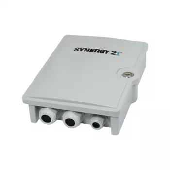 SYNERGY21 FTTH Wall Enclosure, IP55, 1x Input/24x Output 2mm or 2x Output 4-12mm