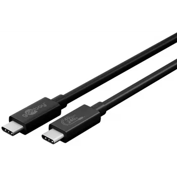 Goobay Sync & Charge USB-C Cable, USB4 Gen 3x2, 240 W, 0.7 m