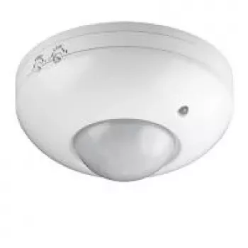 Goobay Infrared Motion Detector (PIR), 360° Detection, 6 m Range, Ceiling Surface Mount, Mounting Height 2.2-4 m, 230 V AC, IP20 Indoor, White (95172)