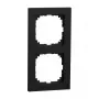 Merten M-Pure Frame 2-Gang Matte Black MEG4020-3603