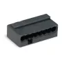 WAGO 243-208 PUSH WIRE® Connector, Grey, 6 A, 100 V, 2 Conductor, 0.5-1.5 mm²