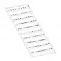 WAGO 793-5566 Marking Strip, 5 mm Pitch, Unprinted, White, 100 Pieces, for Terminal Blocks 2001-2020 Series