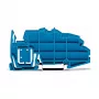WAGO 2009-305 - Blue - 7.5 mm - 96 mm - 42.5 mm - 13.319 g