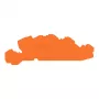 WAGO 2005-7692 End Plate / Cover - Orange