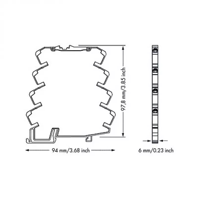 WAGO 857-800 Temperature Transducer / Signal Conditioner, Grey, -25 to 70 °C, 6 x 94 x 97.8 mm, 35.3 g