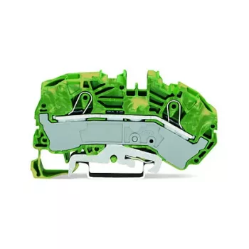 WAGO 2016-7607 TOPJOB S Through Terminal Block, 3-Conductor, 16 mm², Gray