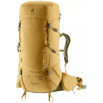 Deuter Aircontact Core 65 + 10 SL Women's Trekking Backpack - Savanna/Nori