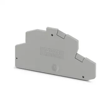 Phoenix Contact CLIPFIX D-PTTBS 1 End Bracket for DIN Rail NS 35, Gray, 50 Pieces