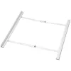 HAMA Universal Stacking Kit for Front-Loading Washing Machines and Tumble Dryers, White, 60 cm, Pull-Out Shelf, 10 kg Load Capacity